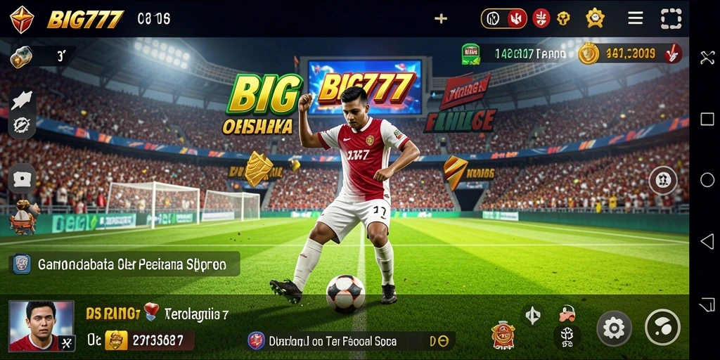 Tampilan gameplay BIG777 yang menegangkan dan seru.