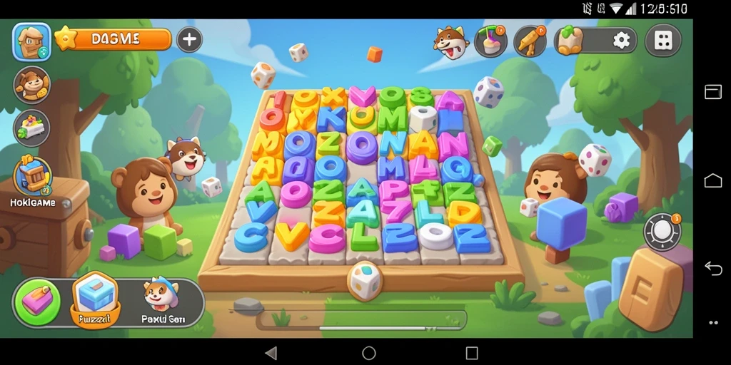 Tangkapan layar gameplay HOKIGAME menampilkan tantangan puzzle yang menarik.