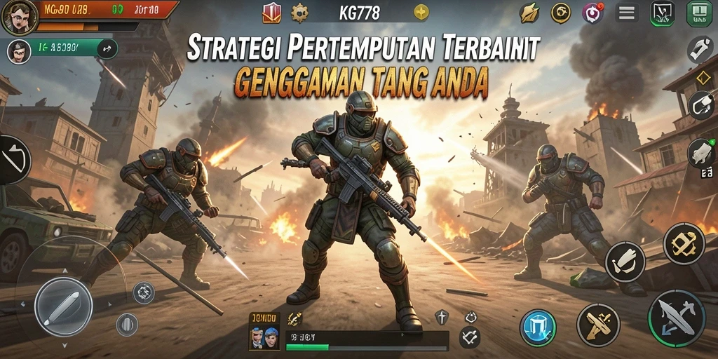 Screenshot gameplay KG778 yang menampilkan pertempuran strategi yang seru.