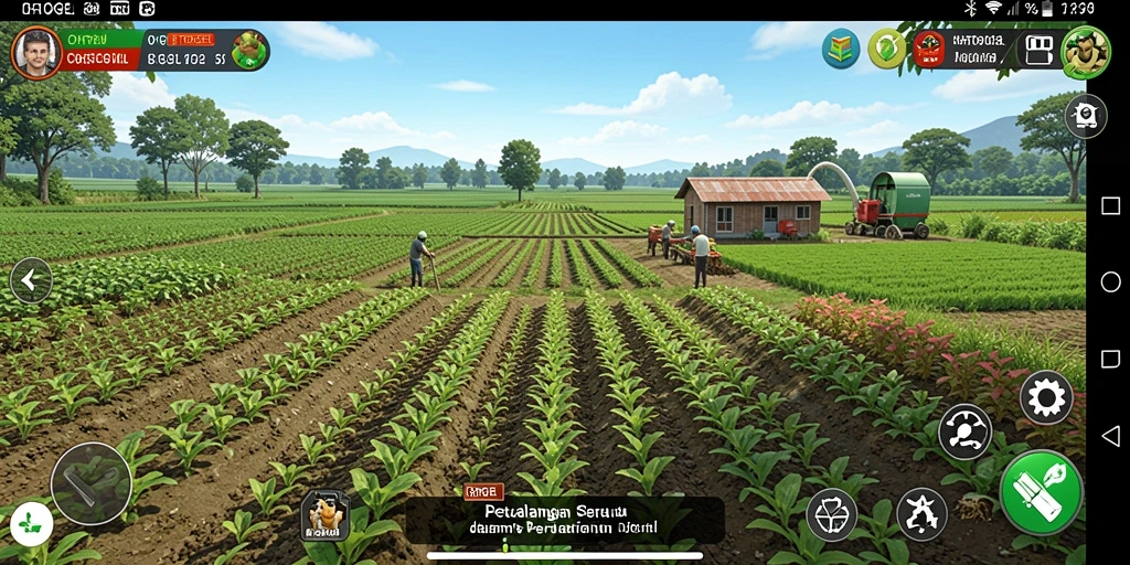 Gameplay OHTOGEL dengan aktivitas bertani yang menyenangkan.
