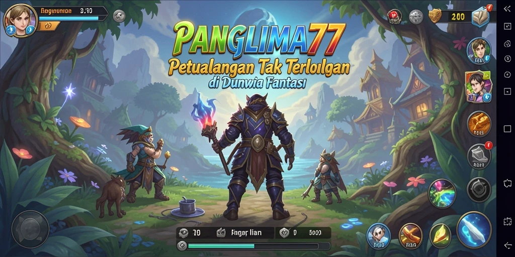 Tampilan gameplay <strong>PANGLIMA77</strong> yang menakjubkan dan mendebarkan.