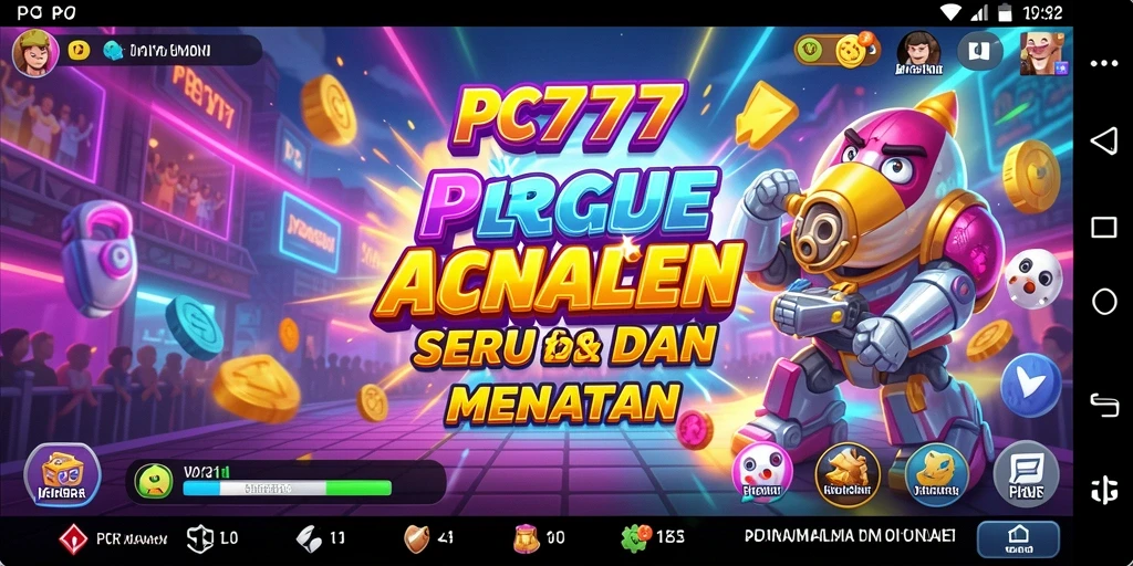Tampilan gameplay seru dan menarik di PC777 yang memacu adrenalin.
