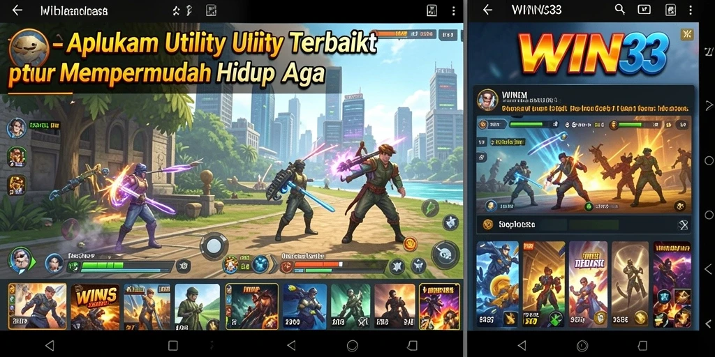 Tampilan screenshot utama WIN33 menampilkan fitur pengingat dan manajemen tugas.